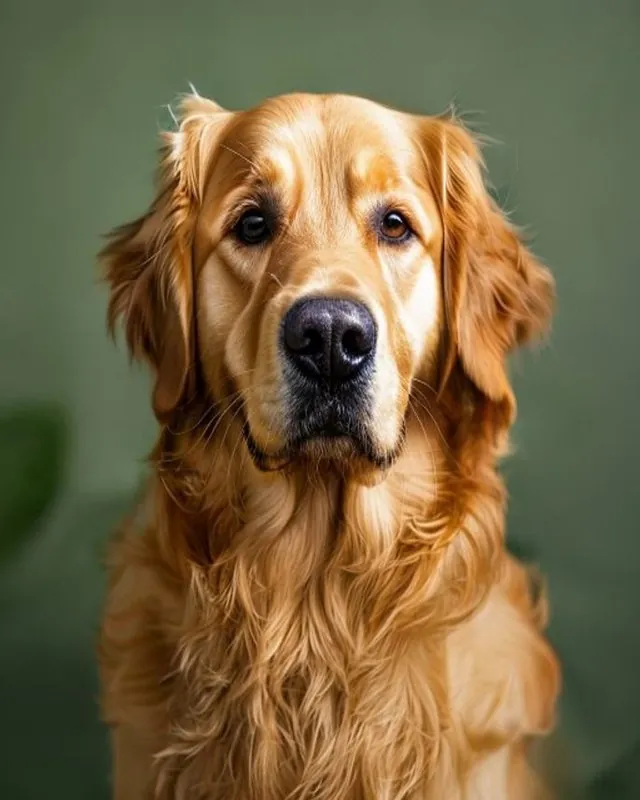 Golden Retriever con grooming premium en Royal Paw