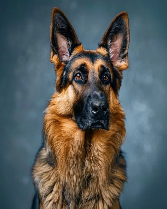 Pastor Alemán con grooming premium en Royal Paw