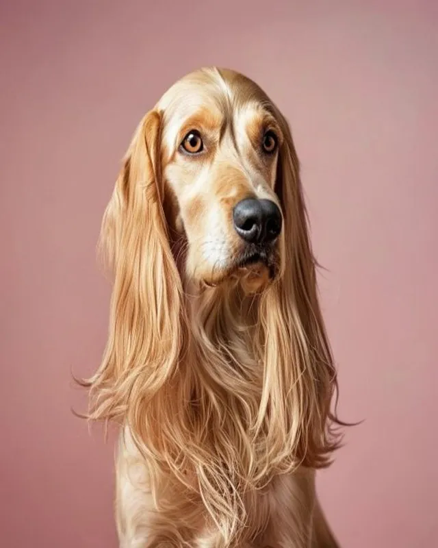 Galgo Afgano con grooming de lujo en Royal Paw · Spa & Grooming