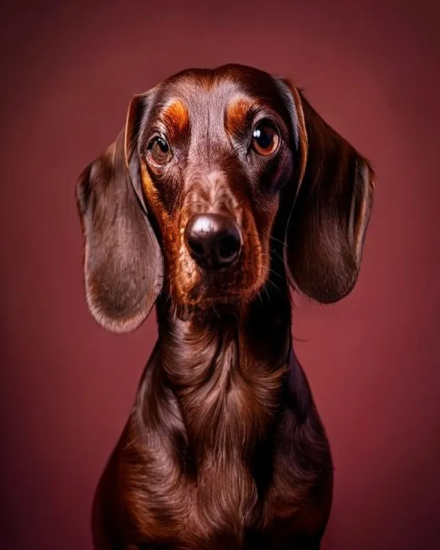 Dachshund con manto brillante arreglado en Royal Paw